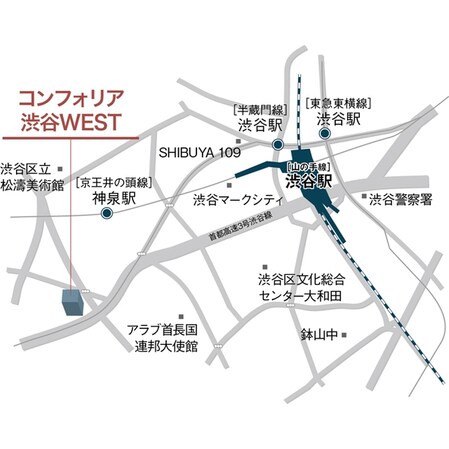 コンフォリア渋谷WESTの物件内観写真